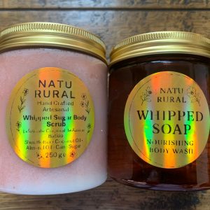 whipped body scrub & butter gift set