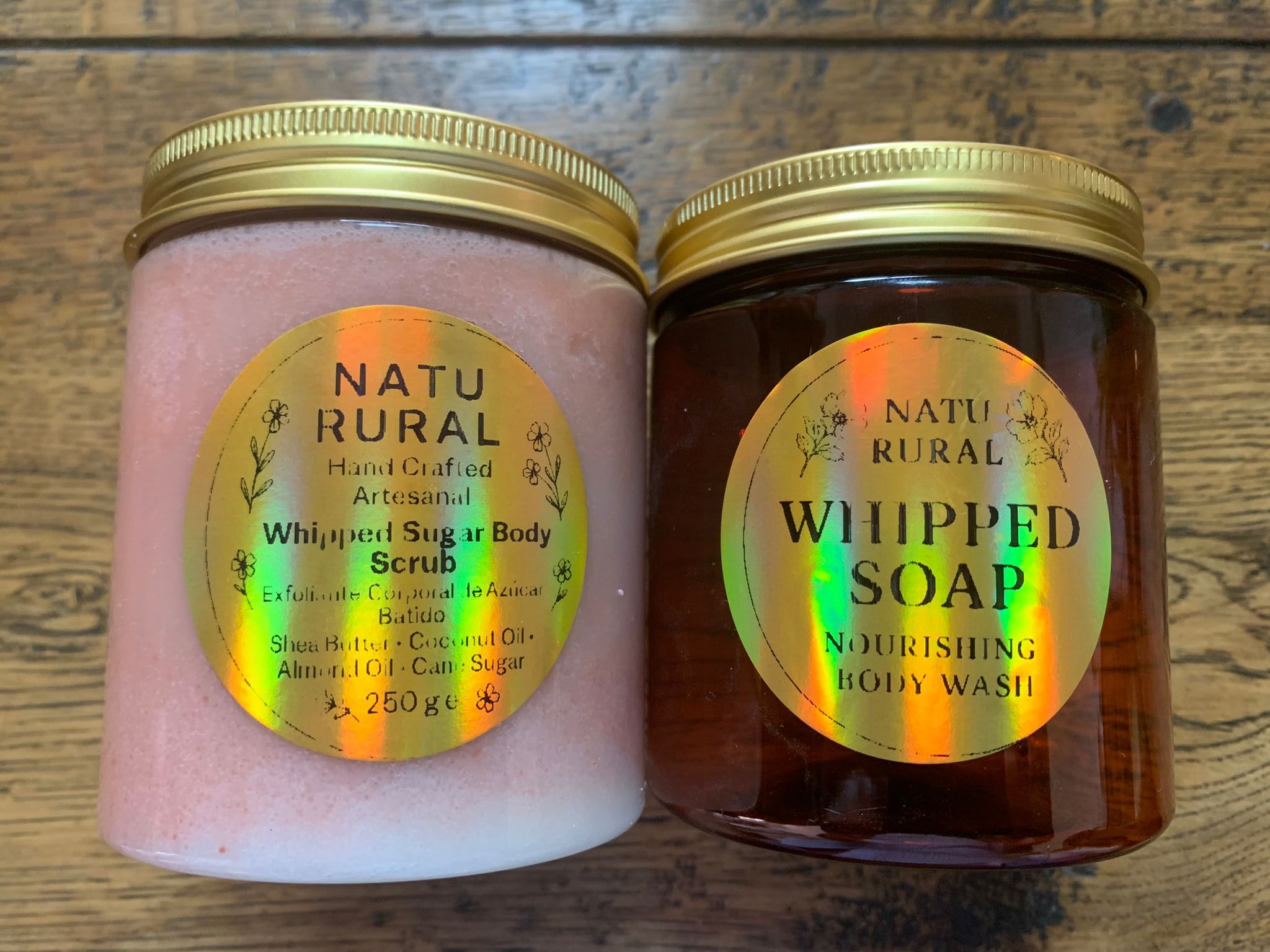 whipped body scrub & butter gift set
