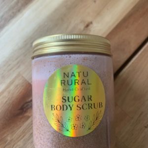 whipped sugar body scrub
